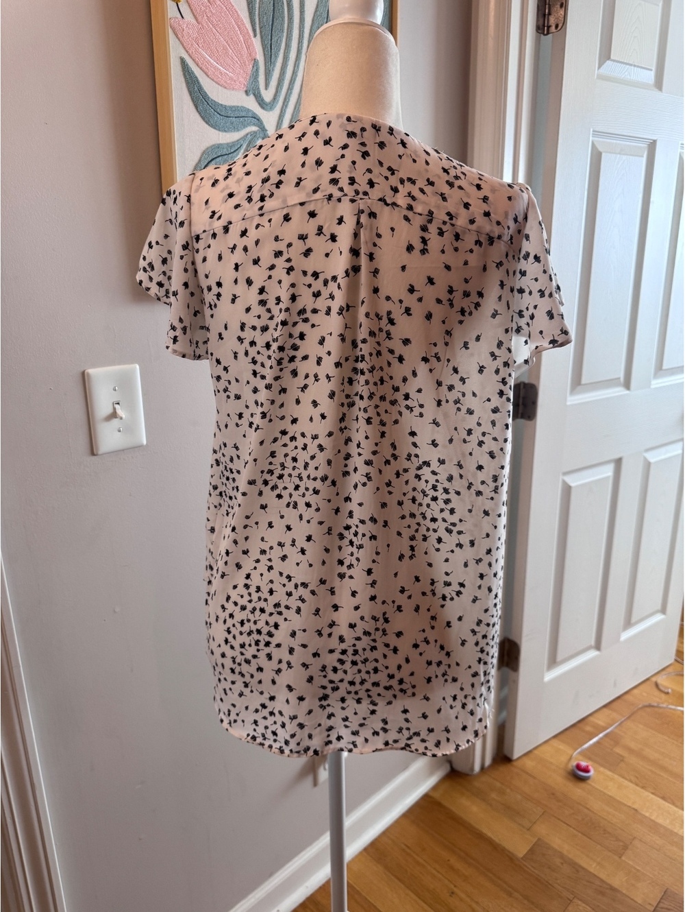 H&M pattern flowy button down - Picture 2 of 7